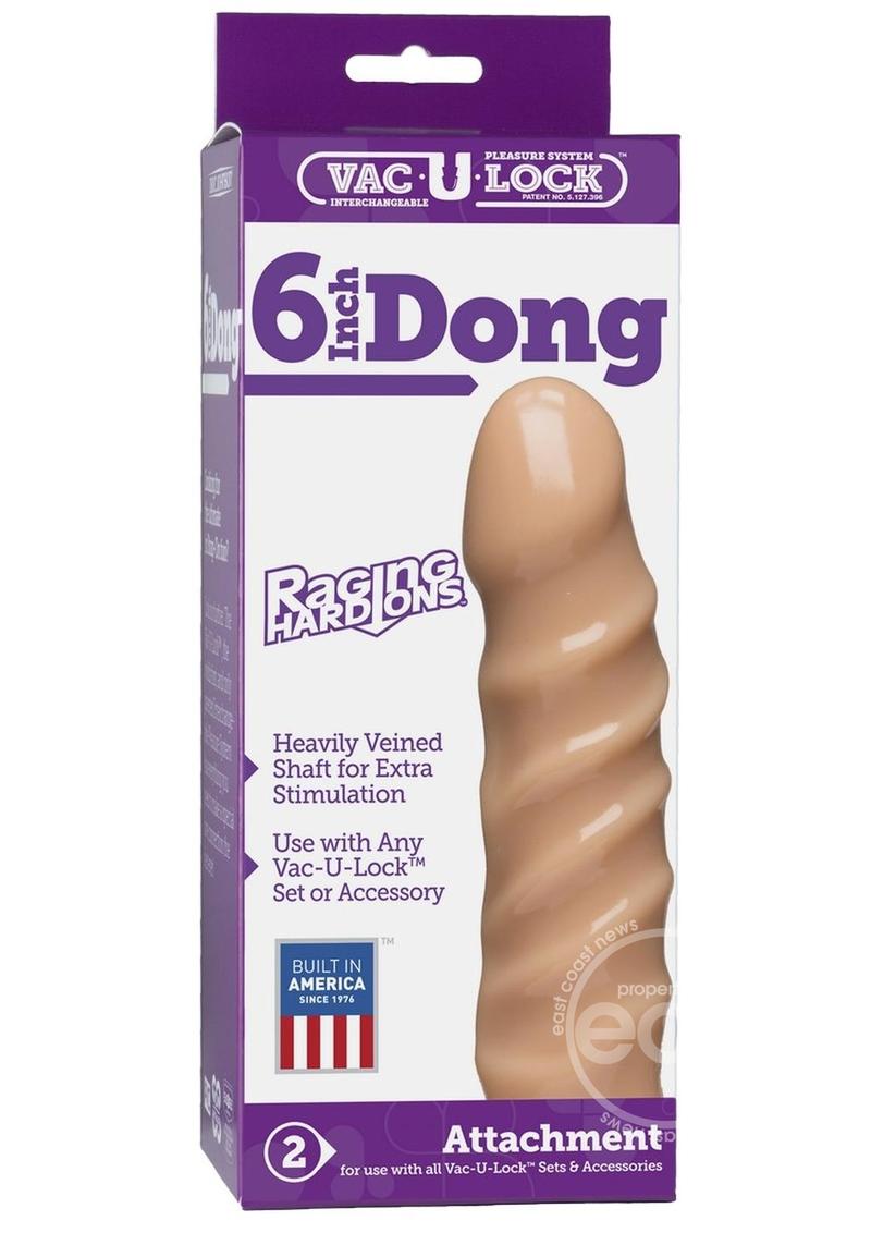 Vac-U-Lock Raging Hard-Ons Dildo 6 Inch