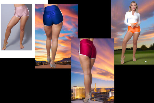 Cefian Sexy Fitness Shorts in 4 Hot Color Choices in Size S, M, or L