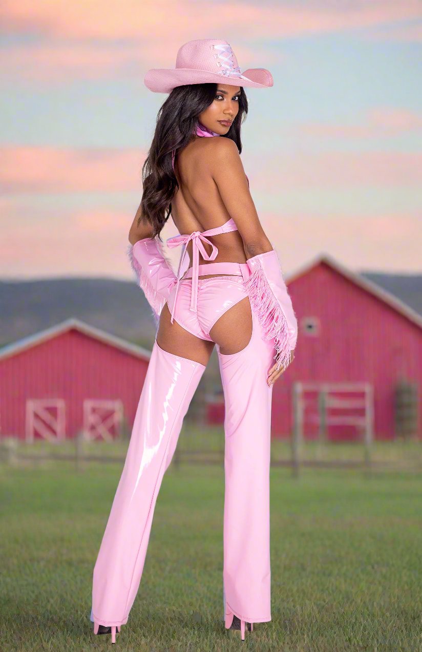 Pink Barbie Style Show Pony Cowgirl Costume by ROMA in Size S, M, or L