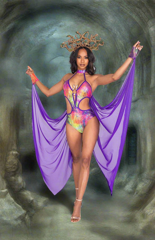 2 Piece Mesmerizing Medusa Costume by ROMA in Size S, M, or L