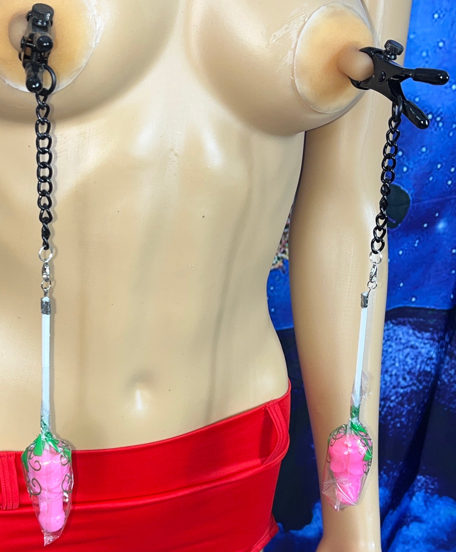 Edible Pecker Bullnose Adjustable Nipple Clamps