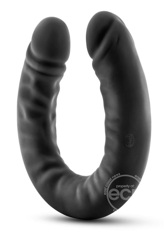Ruse Silicone Double Headed Black Dildo 18 Inches