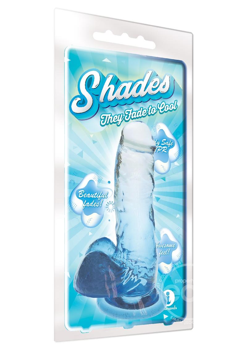 Blue Shades Gradient Dildo 7 Inches