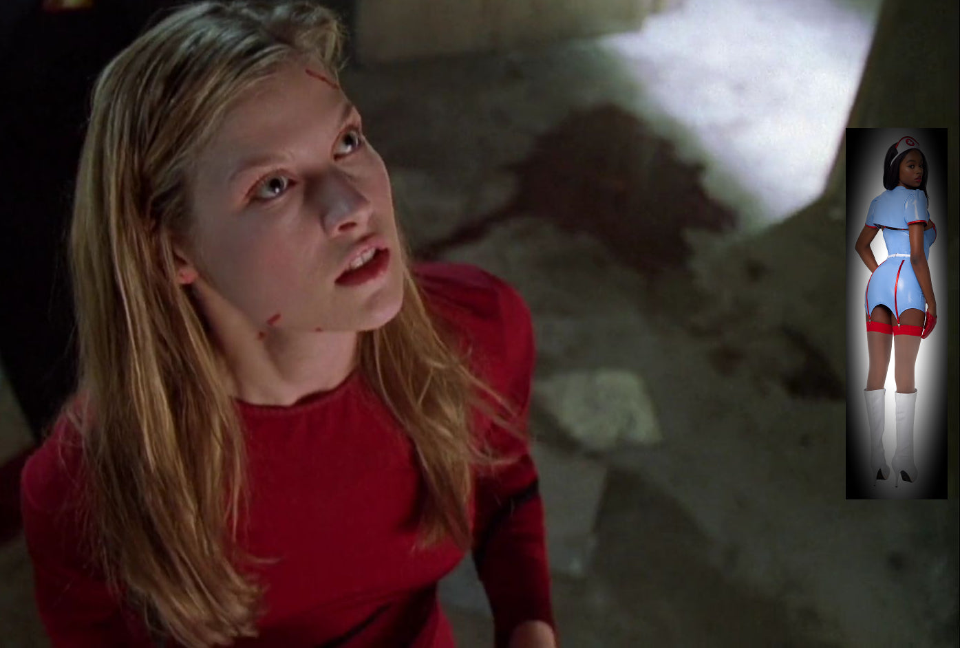 Ghost Nurse from the Mental Ward Costume by ROMA in Size S, M, or L