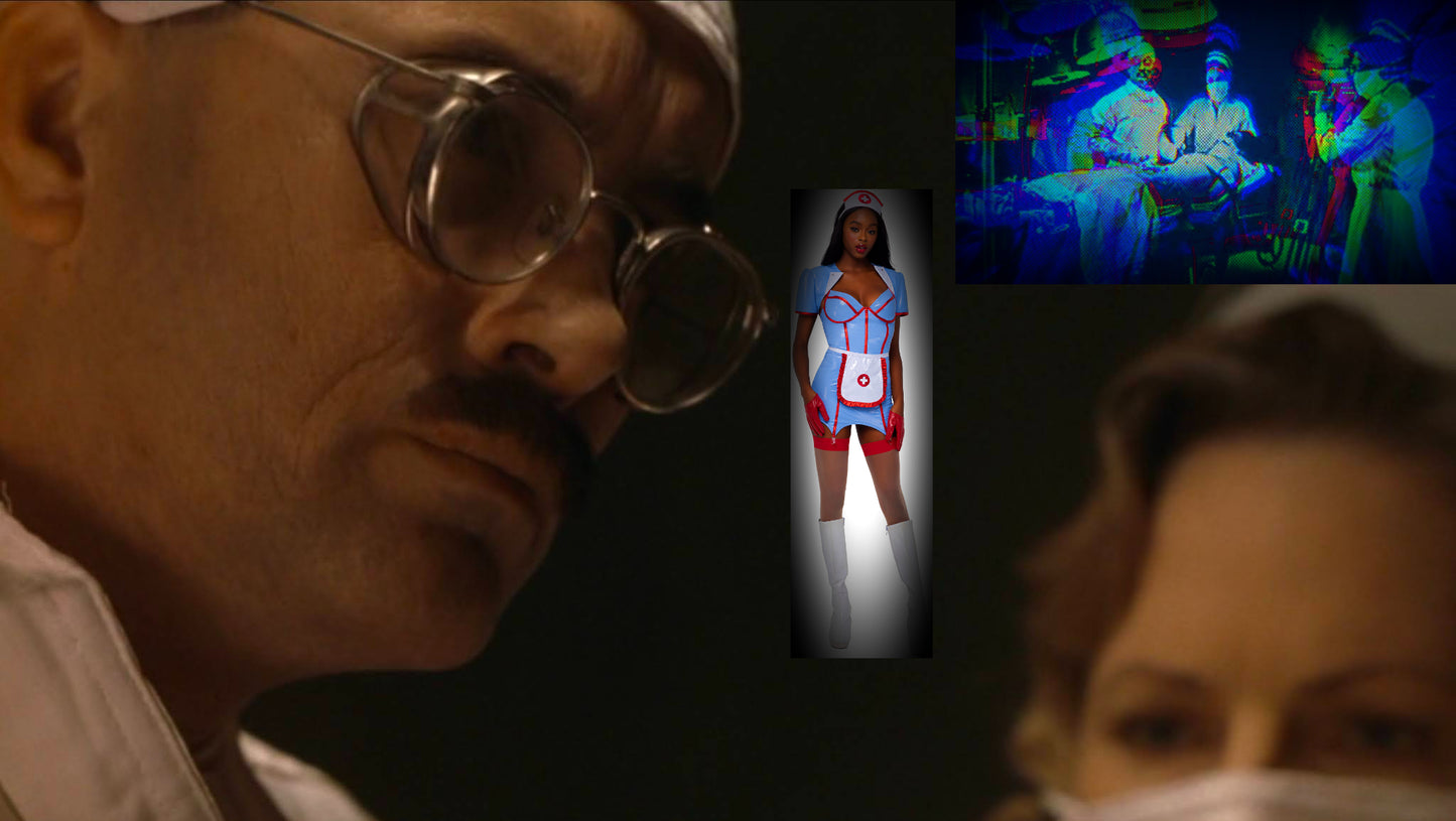 Ghost Nurse from the Mental Ward Costume by ROMA in Size S, M, or L