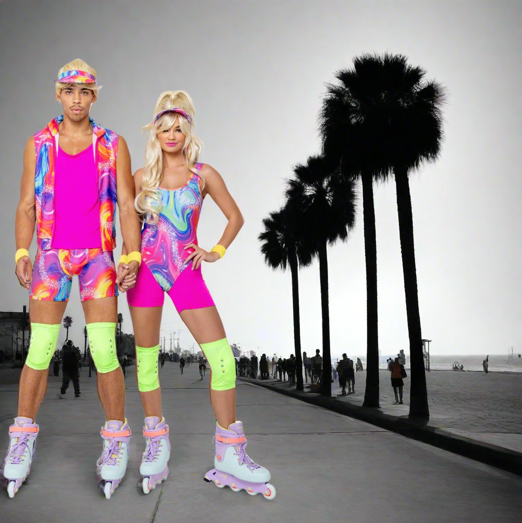 Rollerblade Barbie Style 5 Piece Set Costume by ROMA in Size Small or Medium
