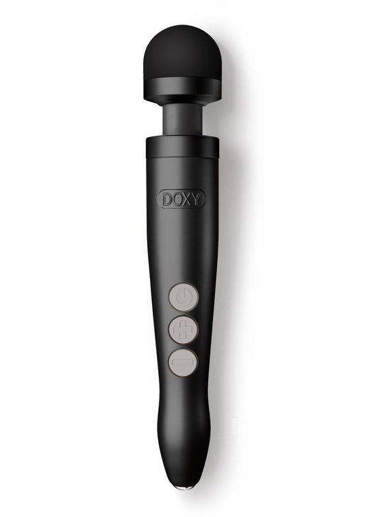 Doxy Die Cast 3R Wand Rechargeable Vibrating Body Massager Black