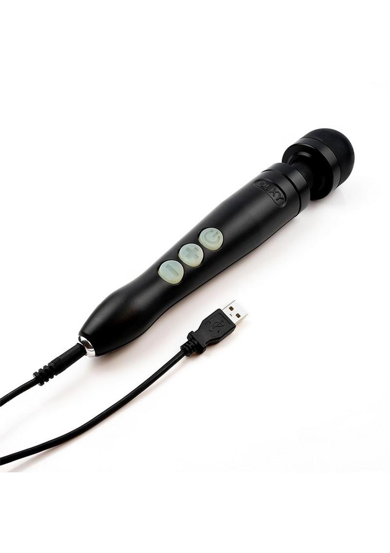 Doxy Die Cast 3R Wand Rechargeable Vibrating Body Massager Black