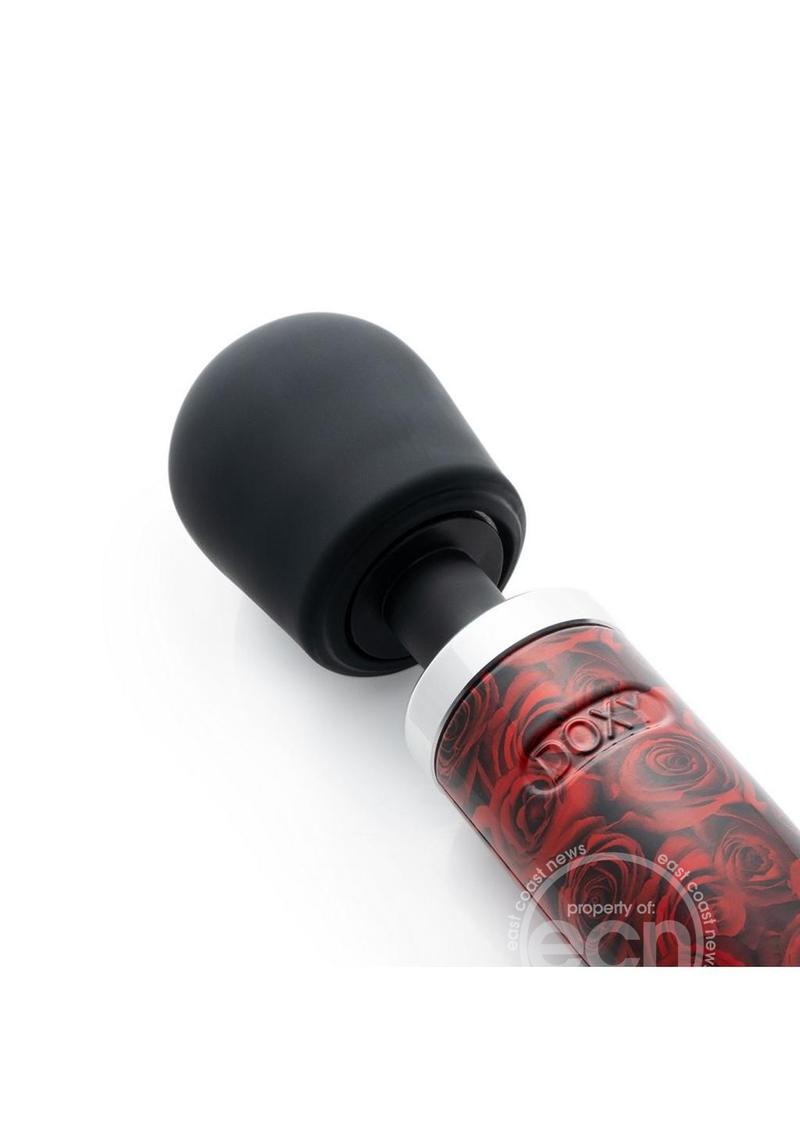 Doxy Die Cast Wand Plug-In Vibrating Body Massager Metal Tiger Pattern