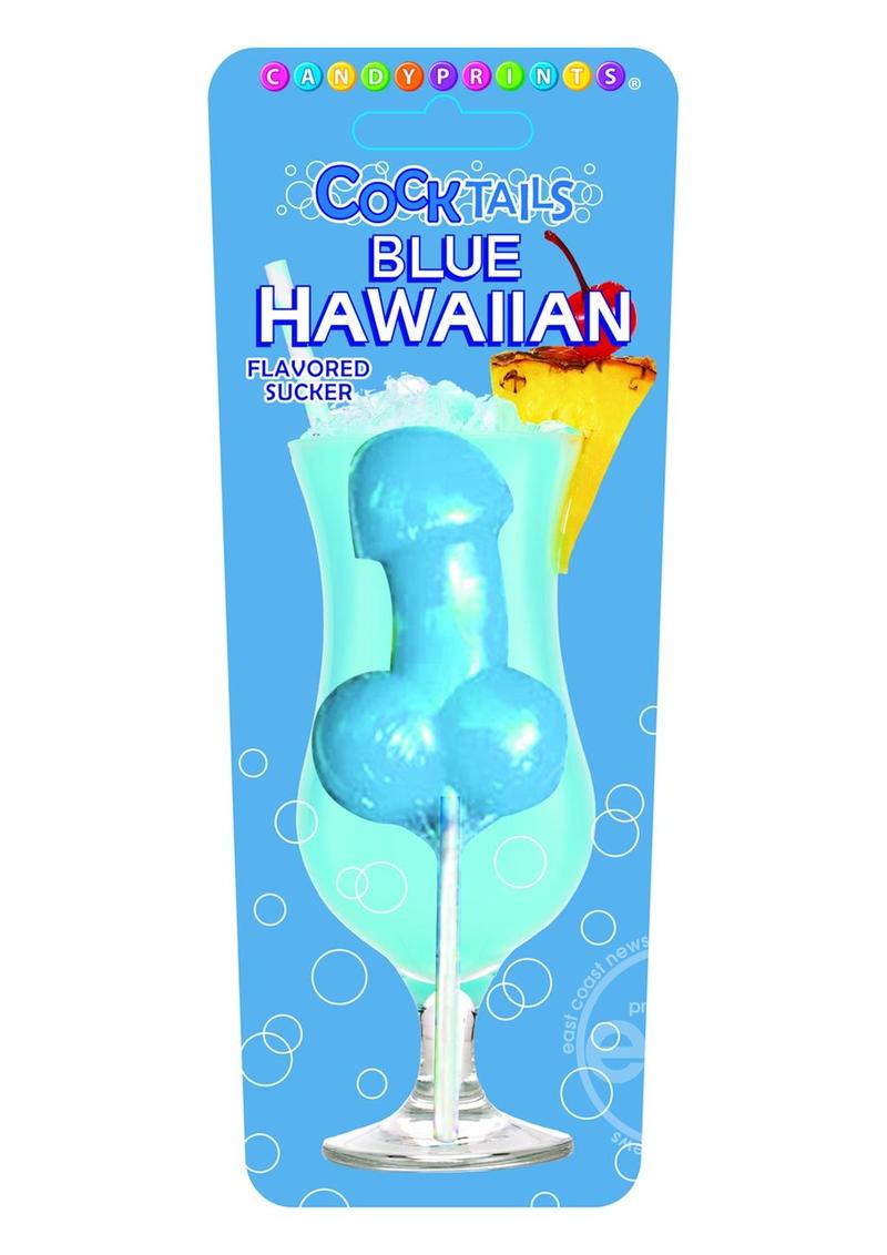 Bullnose Adjustable Nipple Clamps with a Blue Hawaiian Cock Sucker