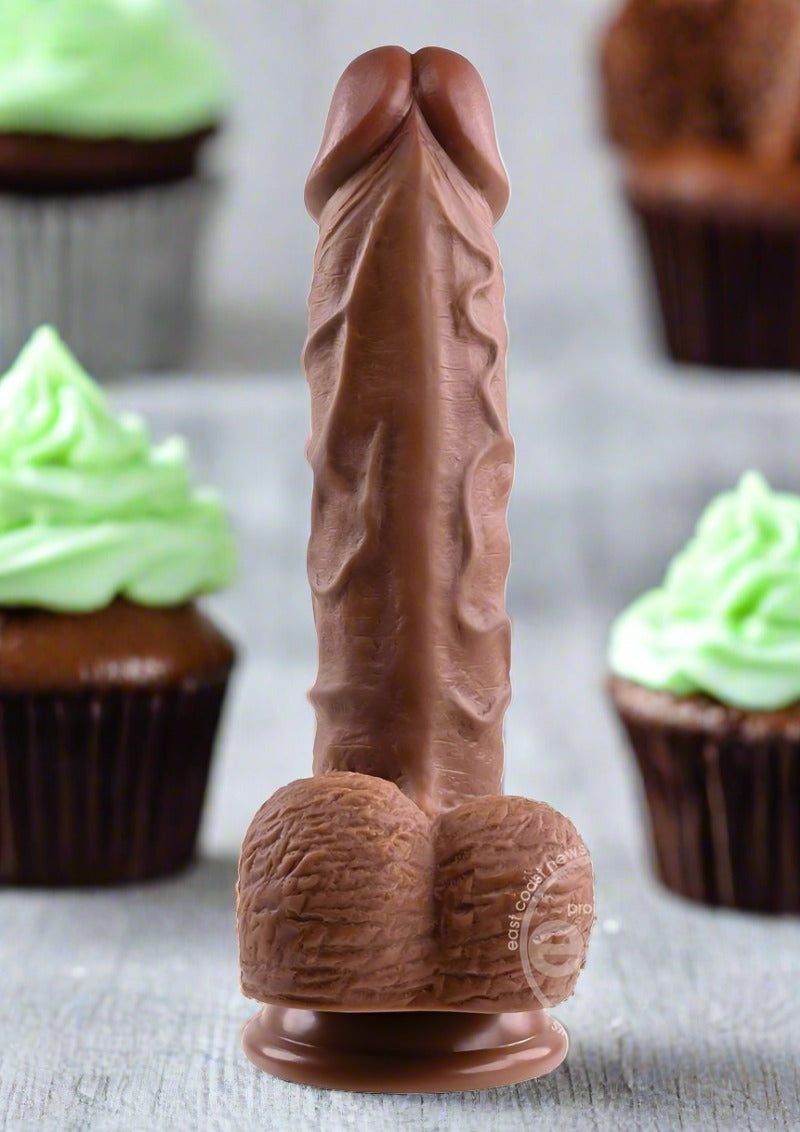 Realistic Dildo 8 Inches by Evolved Novelties in Black or White