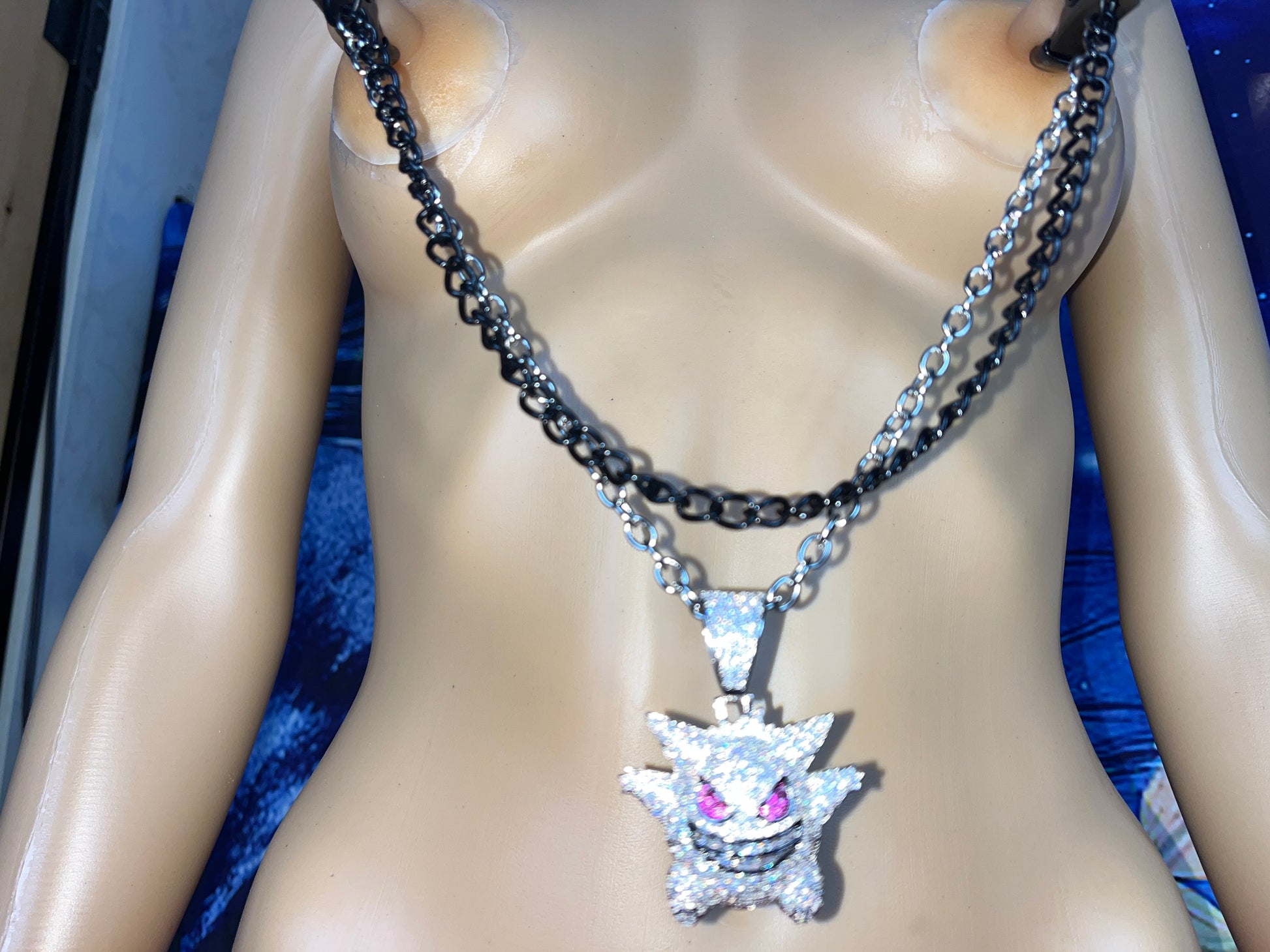 Iced Gengar, Bipedal Pokémon, Hip Hop Nipple Clamps