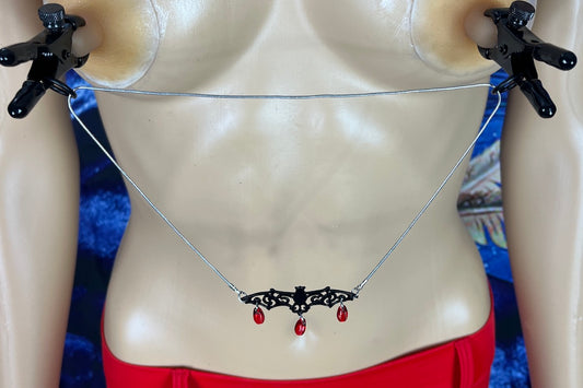 Flying Vampire Bat Nipple Clamps