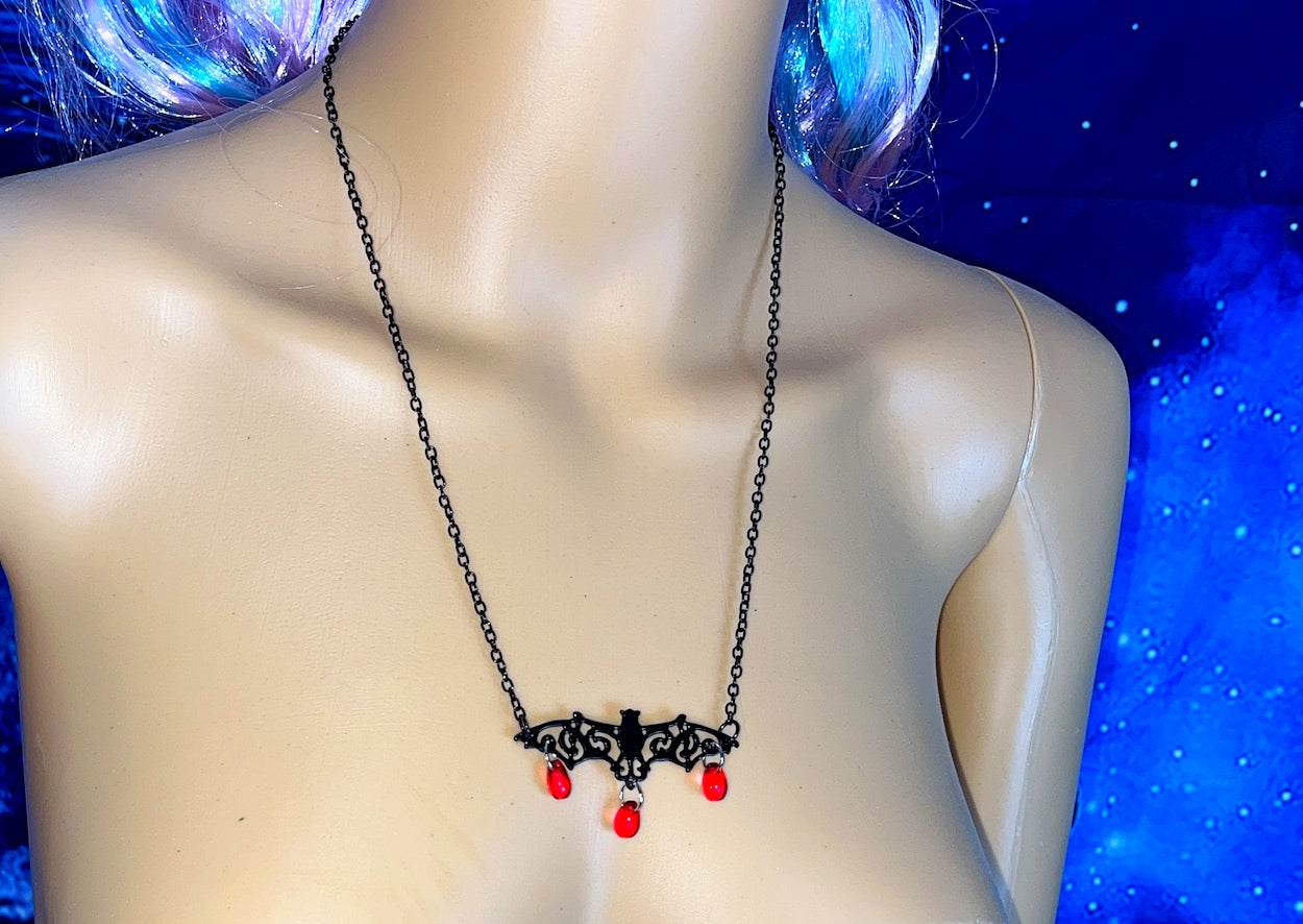 Vampire Bat Necklace