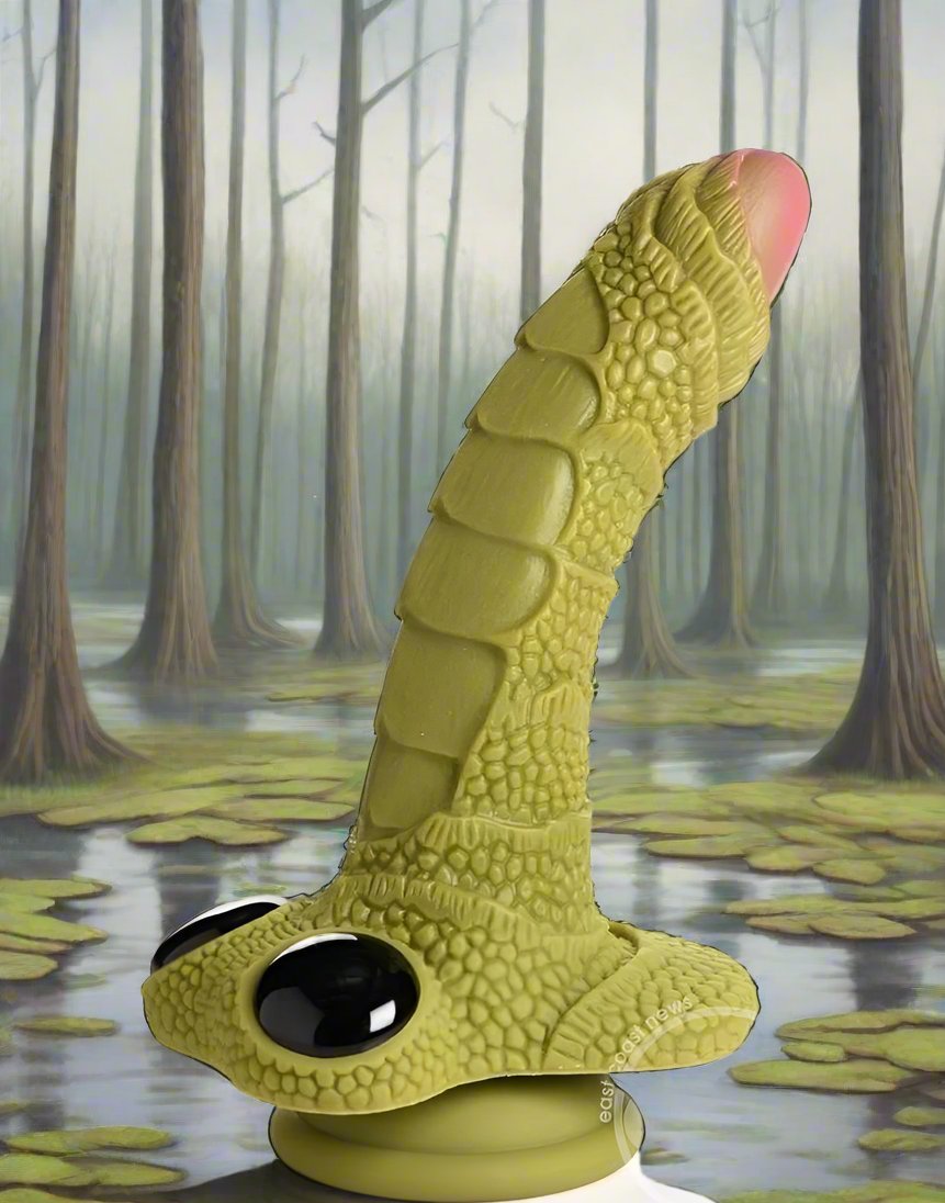 Swamp Monster Scaly 9.4 Inch Silicone Dildo