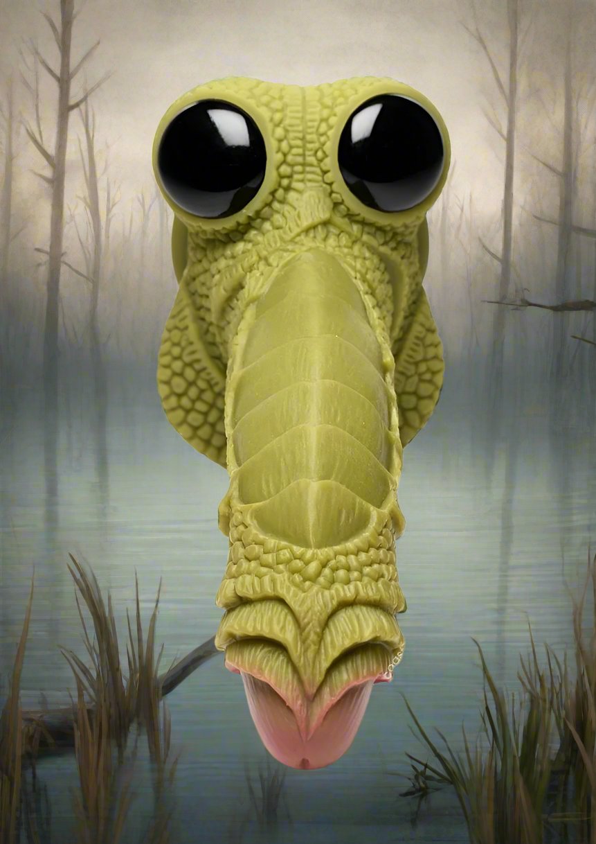 Swamp Monster Scaly 9.4 Inch Silicone Dildo