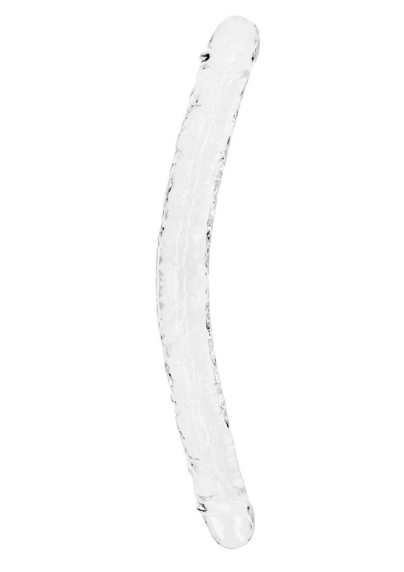 RealRock Crystal Clear Double Dong 18 Inch