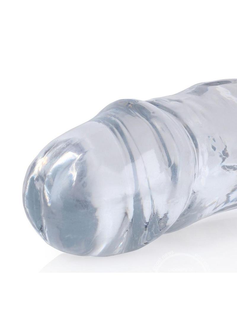 RealRock Crystal Clear Double Dong 18 Inch