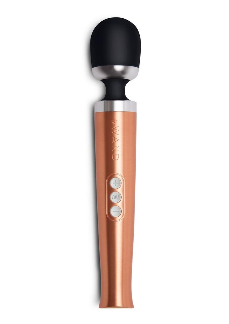 Le Wand Diecast Rechargeable Massager in Silver or Rose Gold