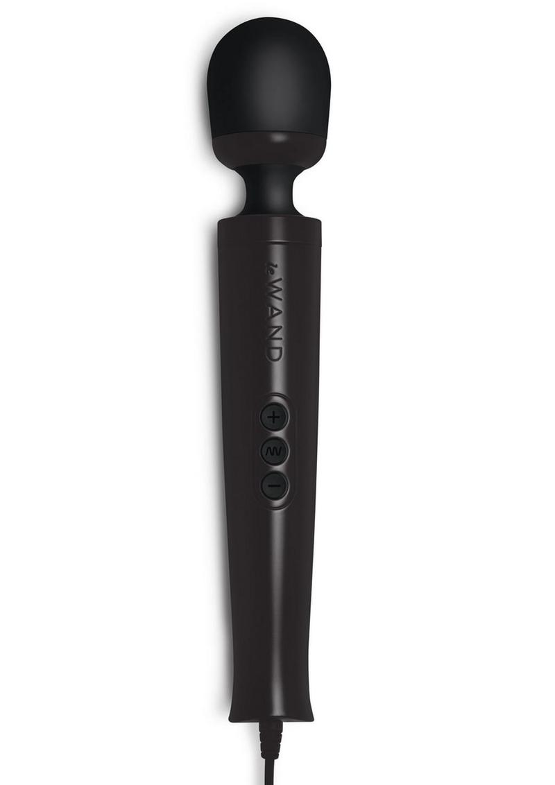 Le Wand Diecast Plug in Massager in Black or Ombre Multicolor