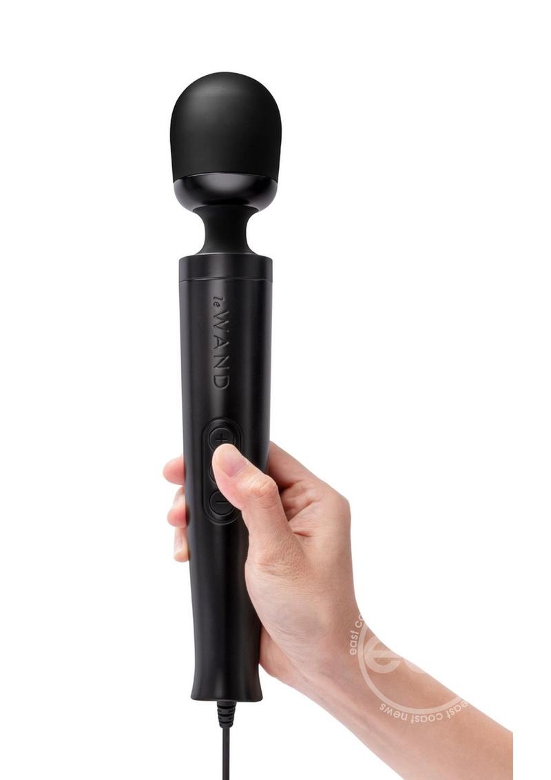 Le Wand Diecast Plug in Massager in Black or Ombre Multicolor