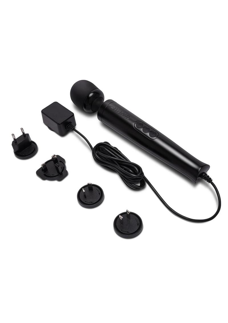 Le Wand Diecast Plug in Massager in Black or Ombre Multicolor