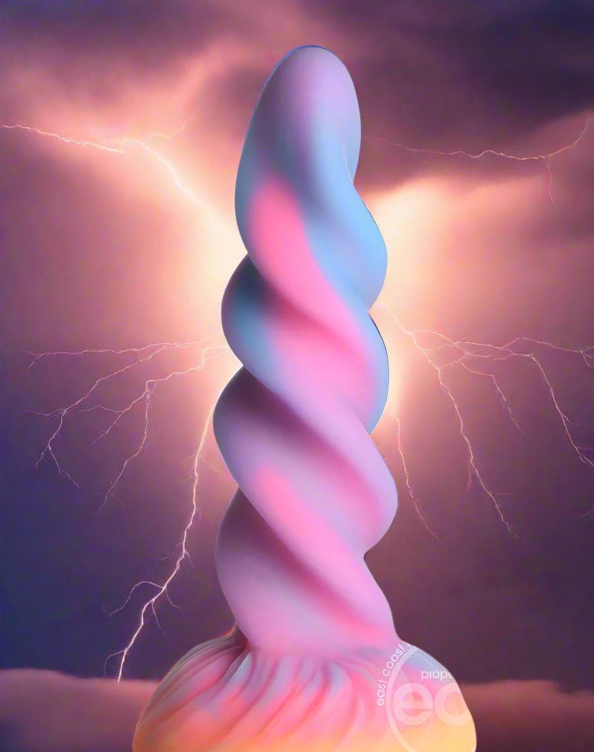 Moon Rider Glow in the Dark Unicorn Silicone Dildo