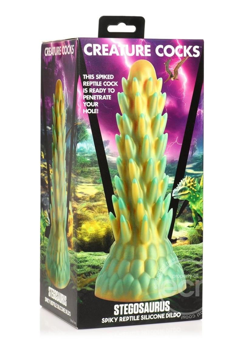 Stegosaurus Spiky Reptile Silicone Dildo