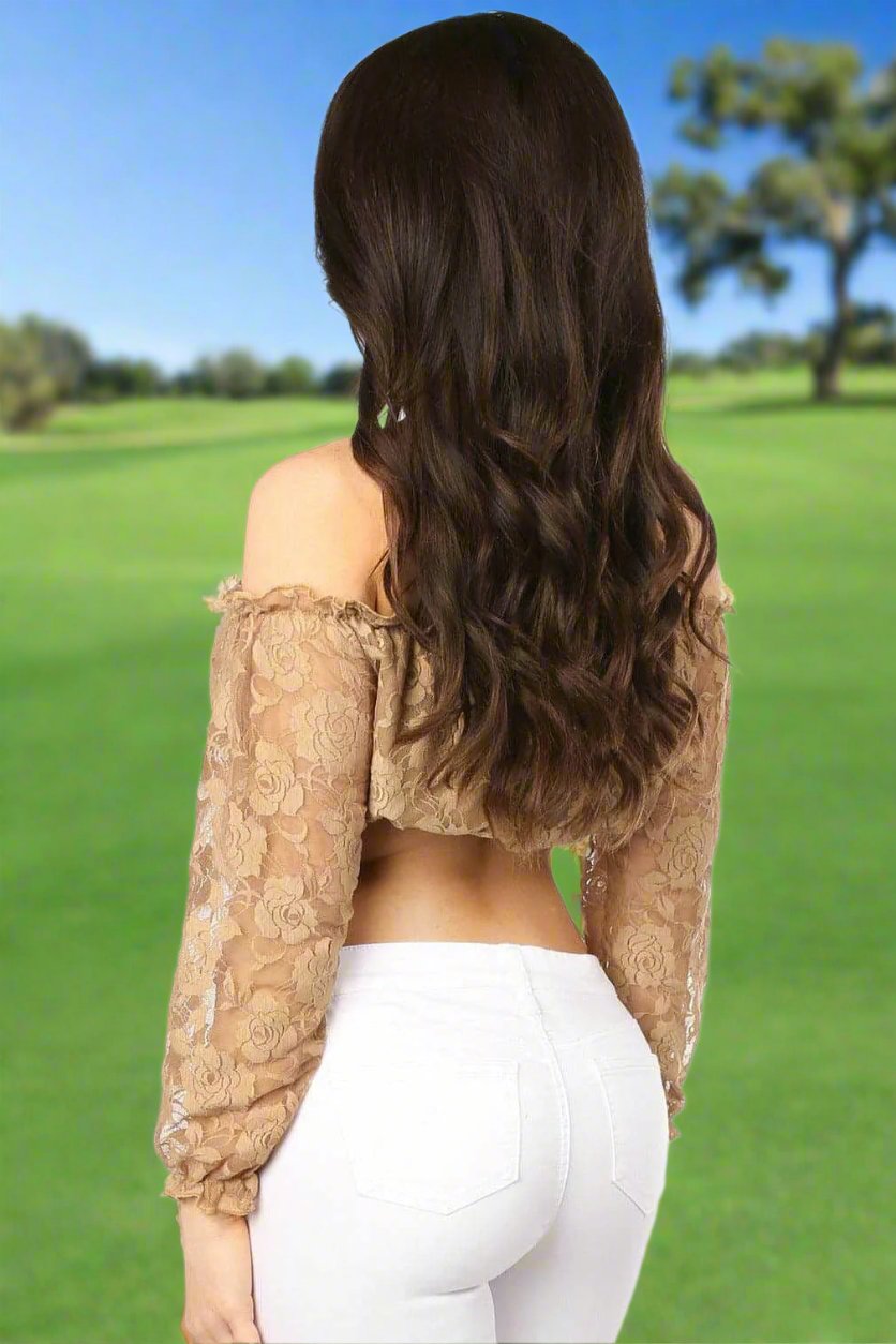Lined Lace Long Sleeve Peasant Top by Daisy Corsets in 3 Color Choices