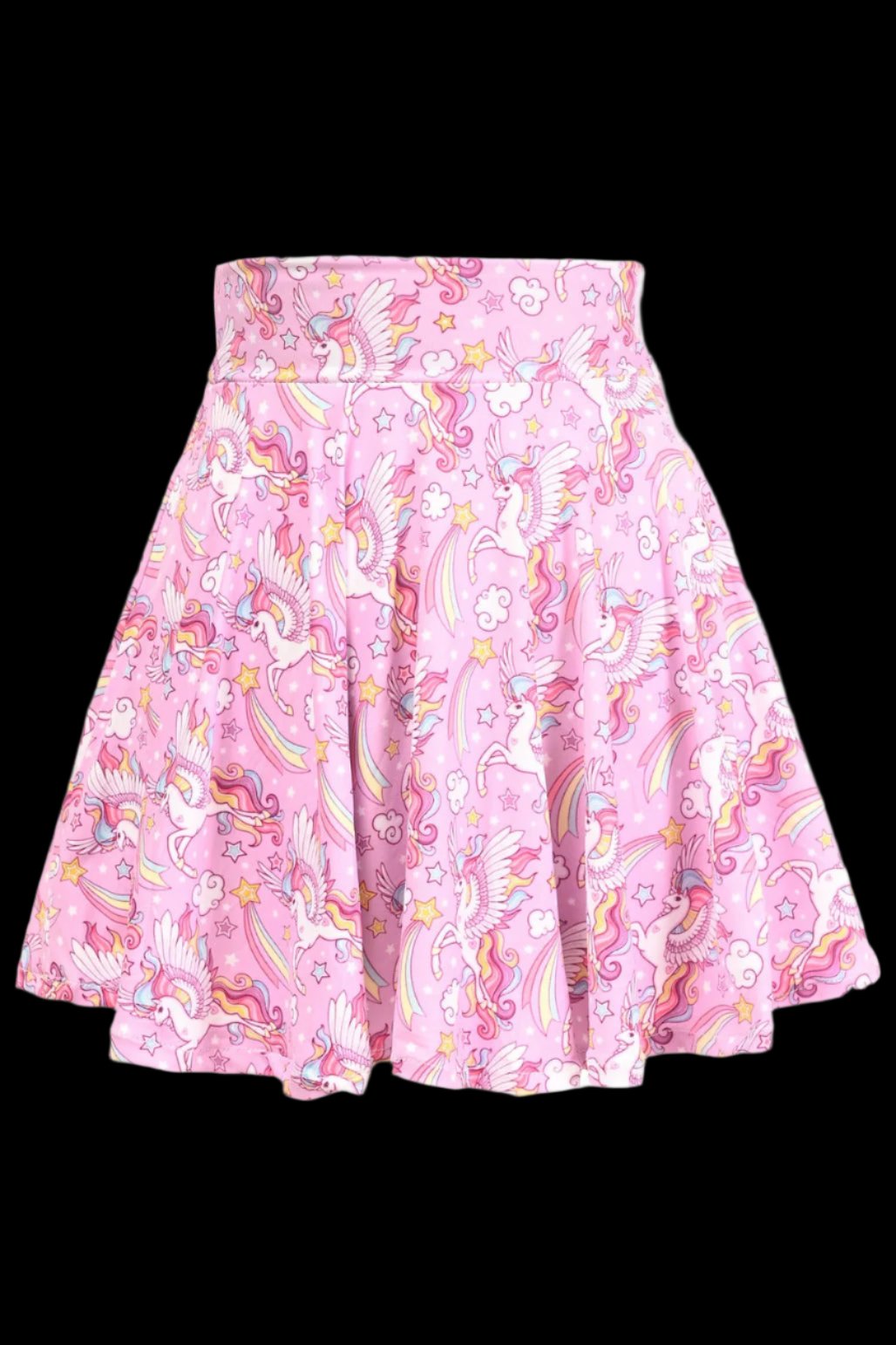Barbie Style Unicorn Stretch Lycra Skirt by Daisy Corsets in Size XS, S, M, L, 2X, 3X, 4X, 5X, or 6X