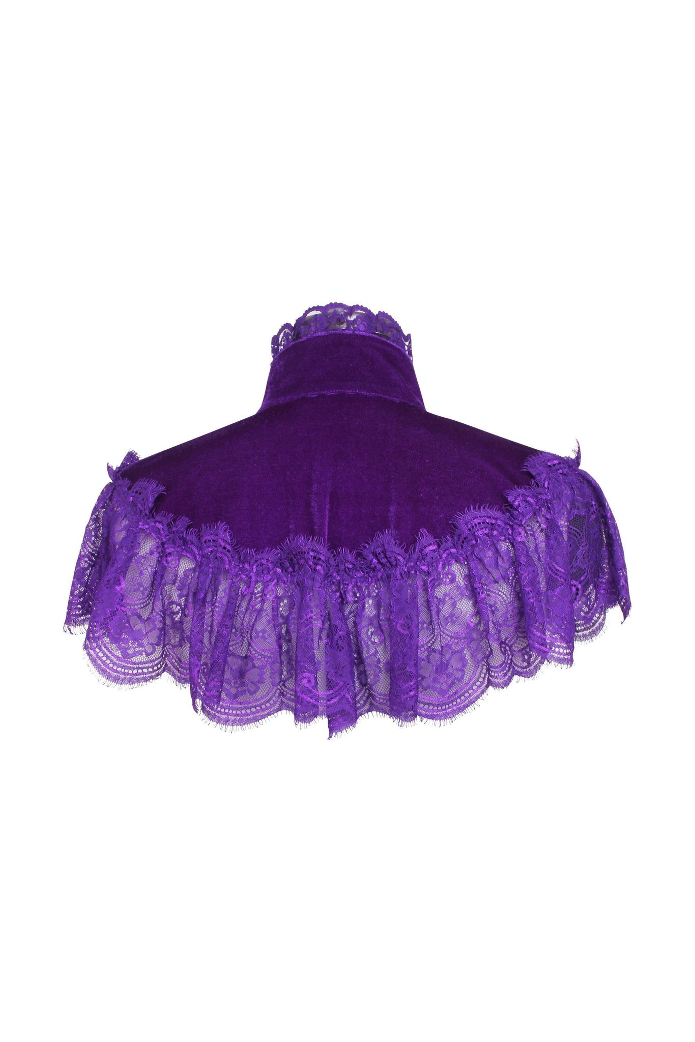 Velvet and Lace Capelet by Daisy Corsets in 4 Color Choices in One Size