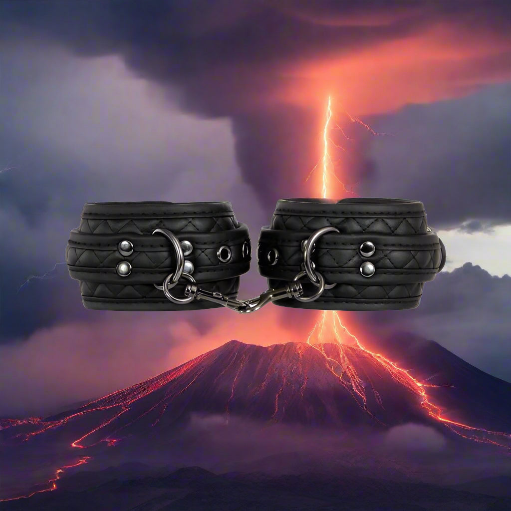 Adam and Eve's Fetish Dreams Black Ankle Cuffs