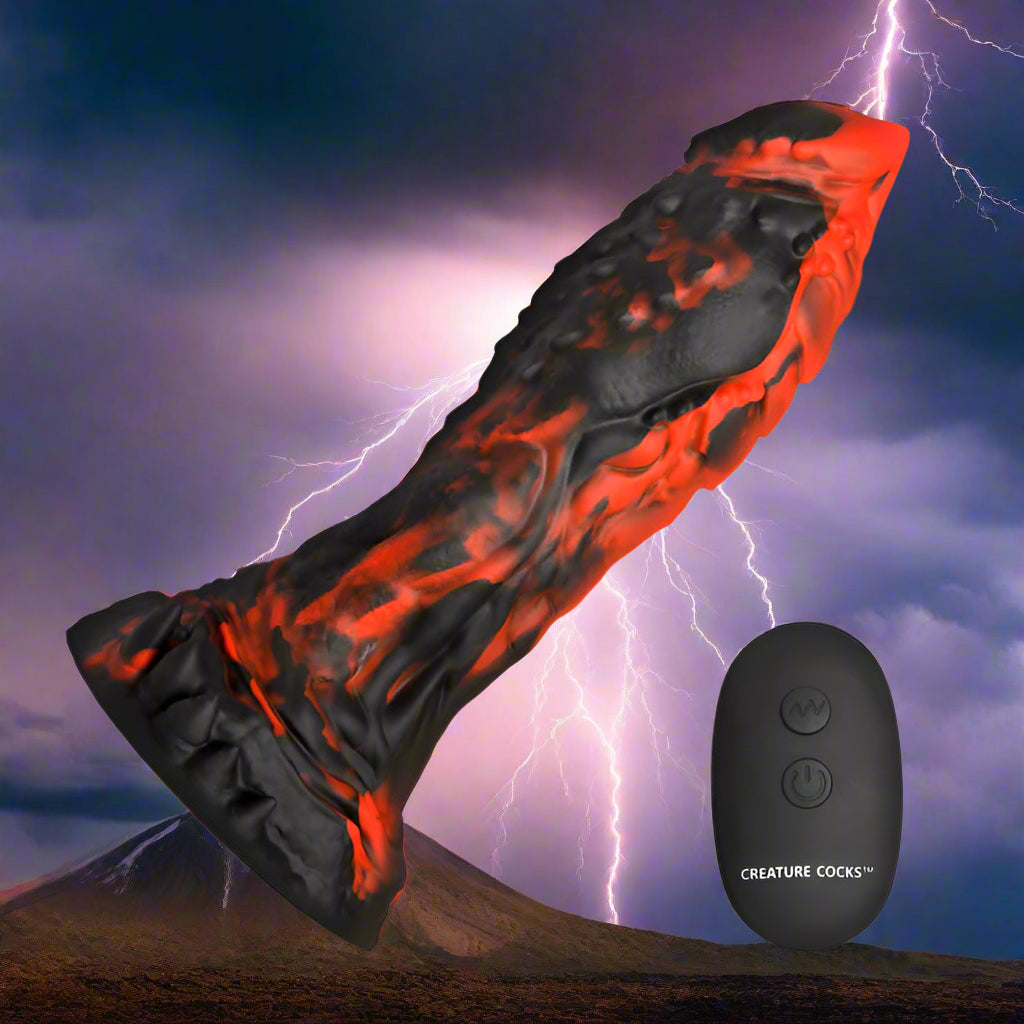Inferno Cock Vibrating Silicone Dildo