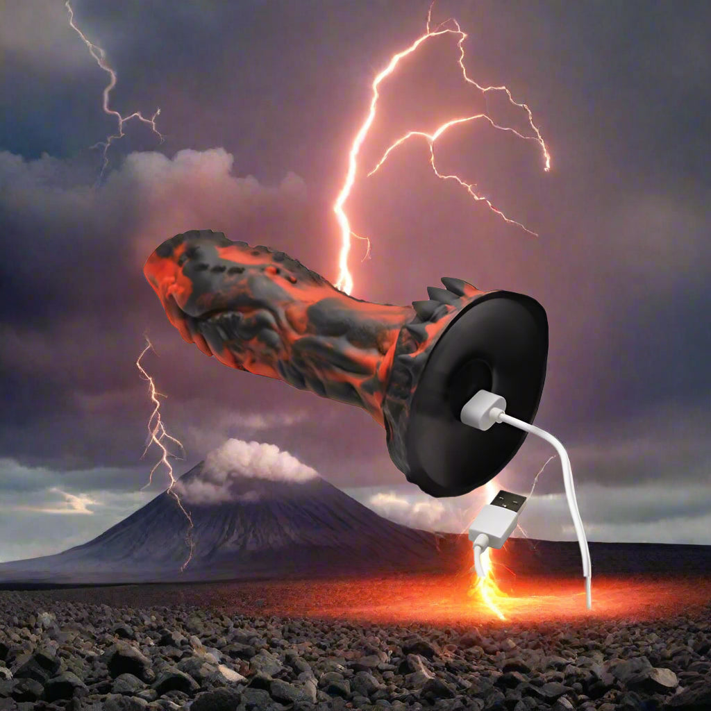 Inferno Cock Vibrating Silicone Dildo