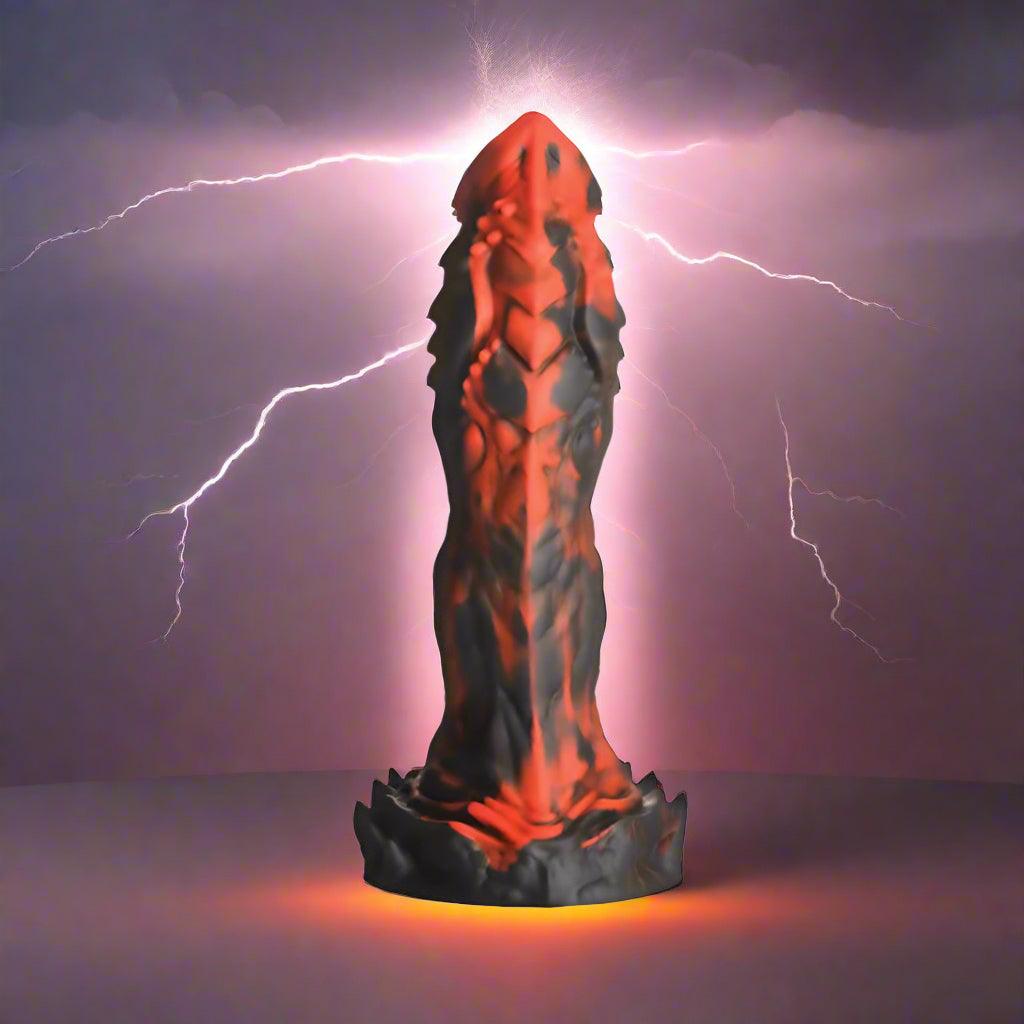 Inferno Cock Vibrating Silicone Dildo