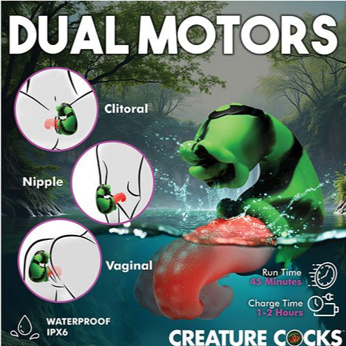Creature Cocks Tongue Lasher Silicone Vibrator
