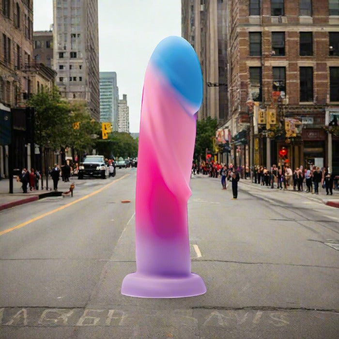Blush Avant Borealis Dreams Silicone 7.5 Inch Dildo - Cotton Candy