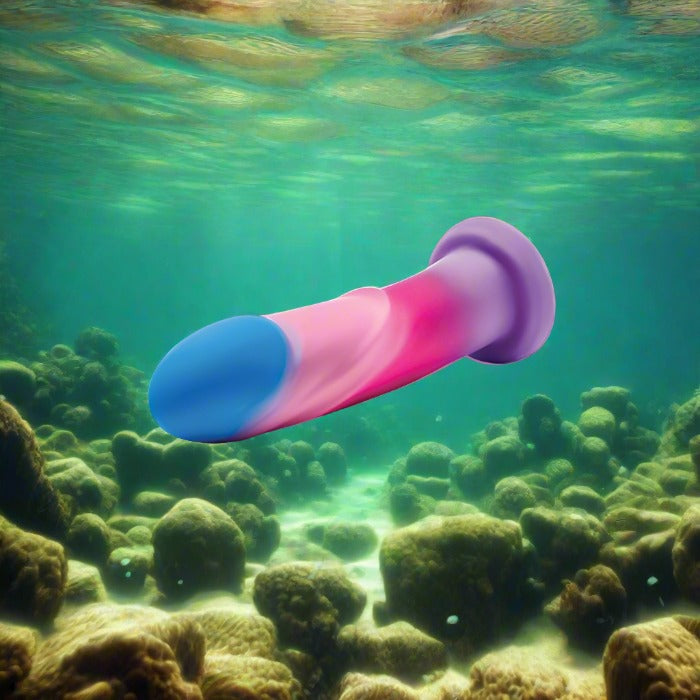 Blush Avant Borealis Dreams Silicone 7.5 Inch Dildo - Cotton Candy