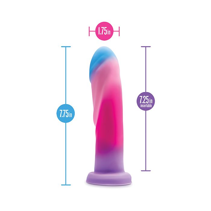 Blush Avant Borealis Dreams Silicone 7.5 Inch Dildo - Cotton Candy