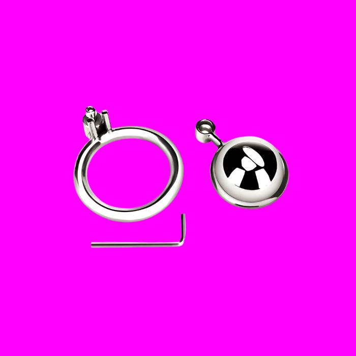 Blue Line Mini Cock Micro Chastity Cage