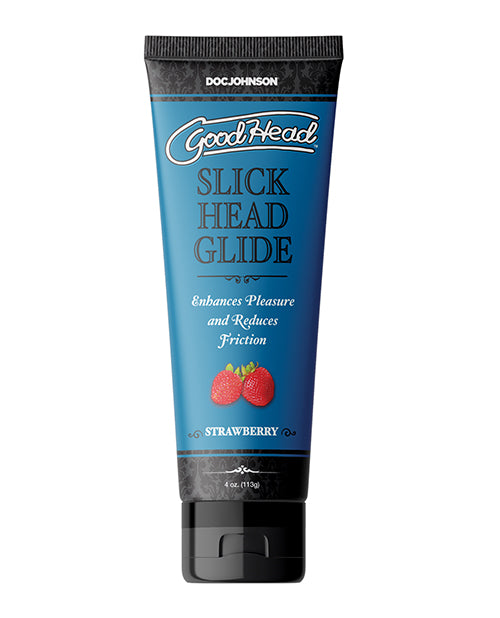 GoodHead Slick Head Glide in Strawberry Flavor 4 Ounces