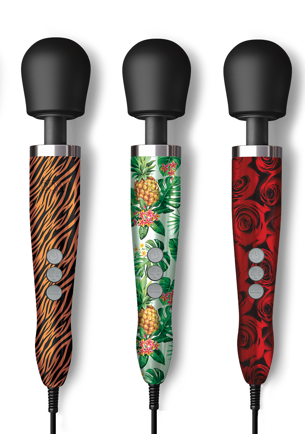 Doxy Die Cast Wand Plug-In Vibrating Body Massager Metal Tiger Pattern Bikini Vegas Doxy Die Cast Wand Plug-In Vibrating Body Massager Metal Tiger Pattern Bikini Vegas