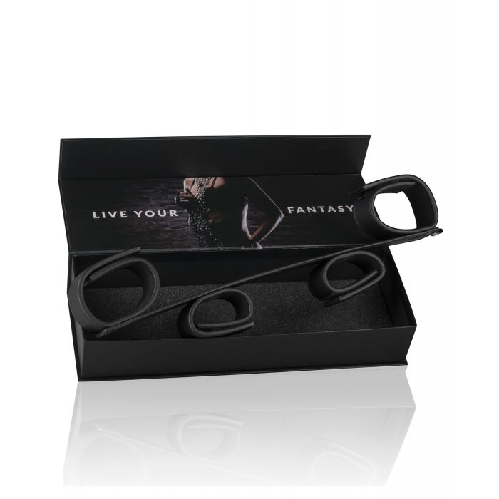 Black Wrist Ankle Bondage Bar