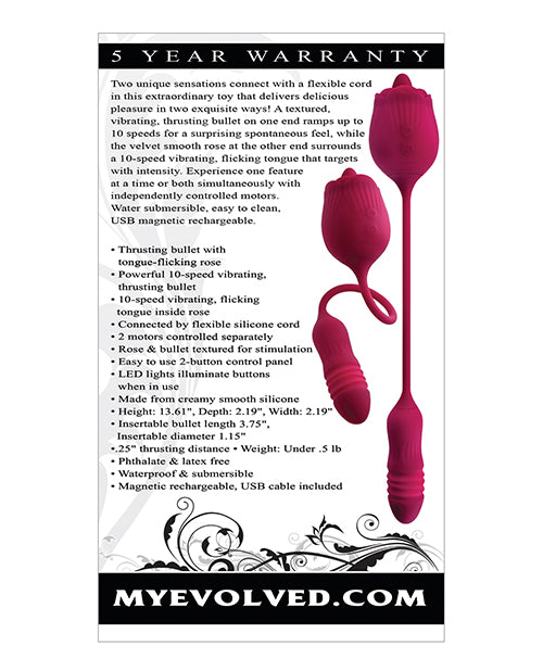 Evolved Wild Red Rose