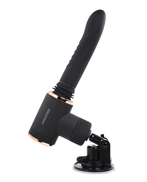 Too Hot to Handle Rechargeable Silicone Thrusting Vibrator with Suction Cup