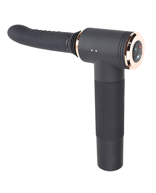 Too Hot to Handle Rechargeable Silicone Thrusting Vibrator with Suction Cup