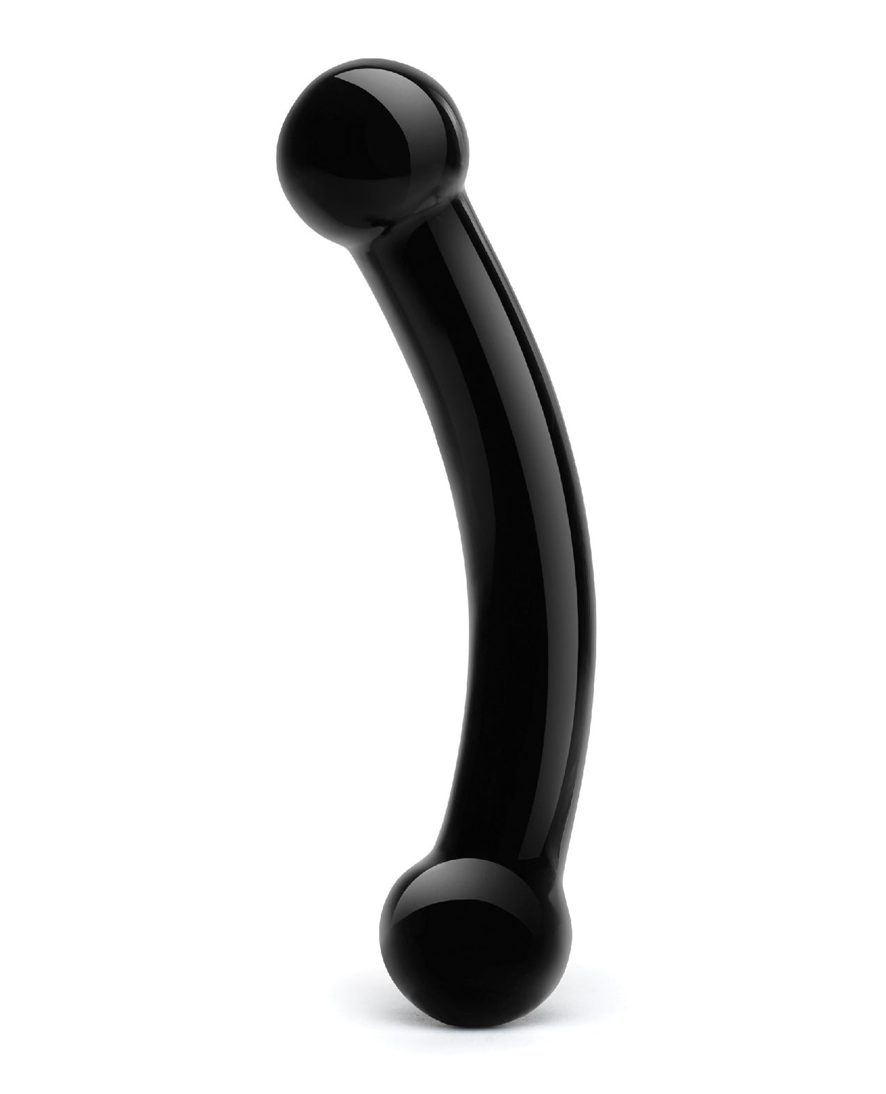 Glas Double Bull Black Glass Dildo