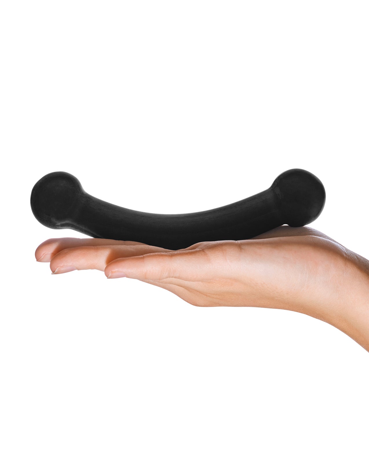 Glas Double Bull Black Glass Dildo