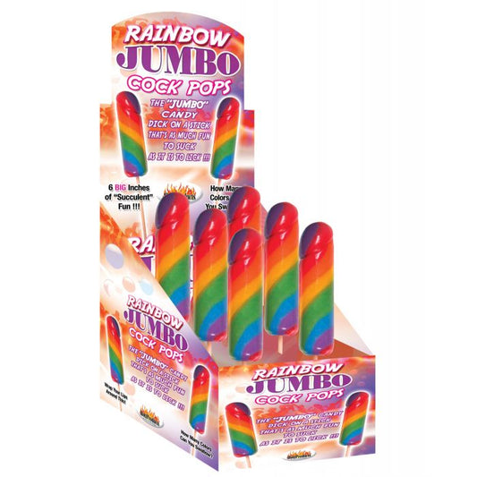 Jumbo Rainbow Cock Pops