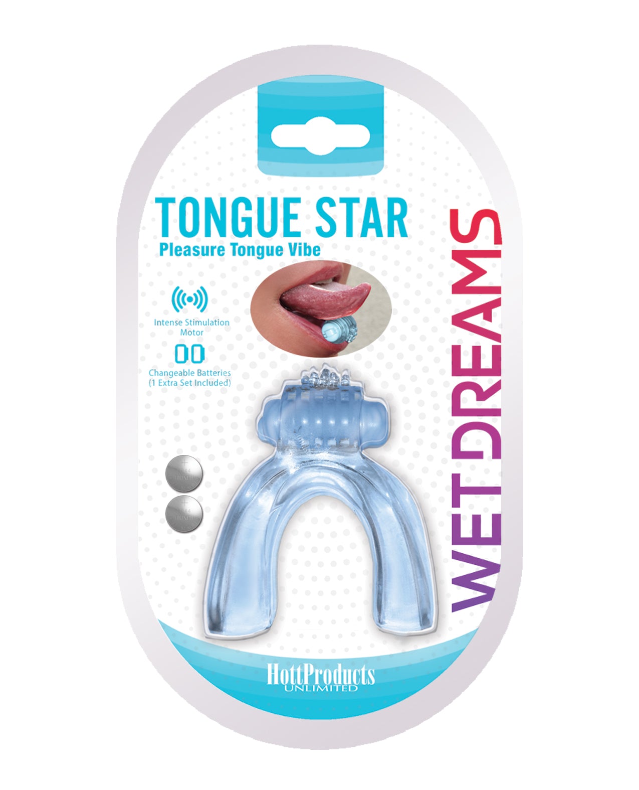 Wet Dreams Tongue Star Vibe by Hott Products